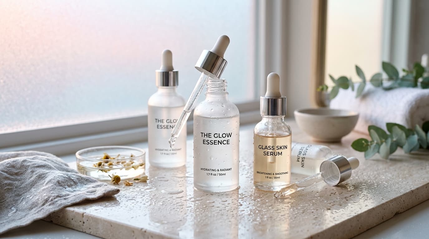 رازهای پوست شیشه‌ای (Glass Skin): راهنمای گام‌به‌گام روتین ۱۰ مرحله‌ای کی‌بیوتی (K-Beauty)