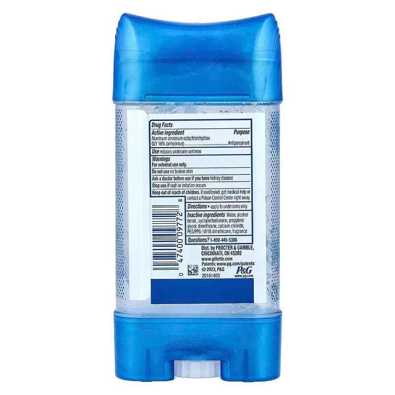 ژل ضد تعریق ژیلت مدل کول ویو Gillette Clearshield 72hr Cool Wave