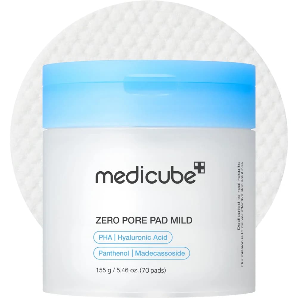 پد لایه بردار ملایم منافذ مدی کیوب medicube Zero Pore Pad Mild 70 pads