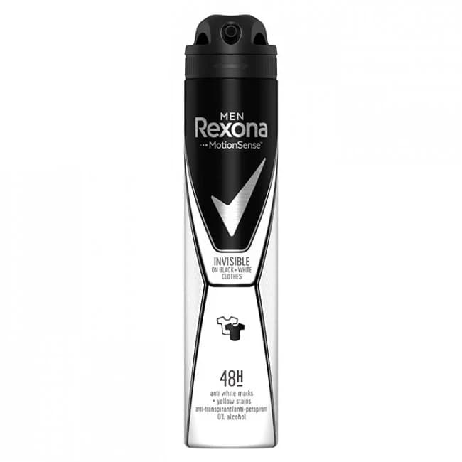 اسپری ضد تعریق مردانه رکسونا Rexona Men Invisible Black and White