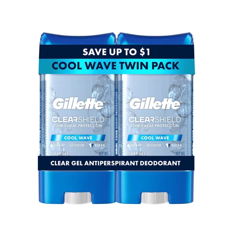 ژل ضد تعریق ژیلت مدل کول ویو Gillette Clearshield 72hr Cool Wave